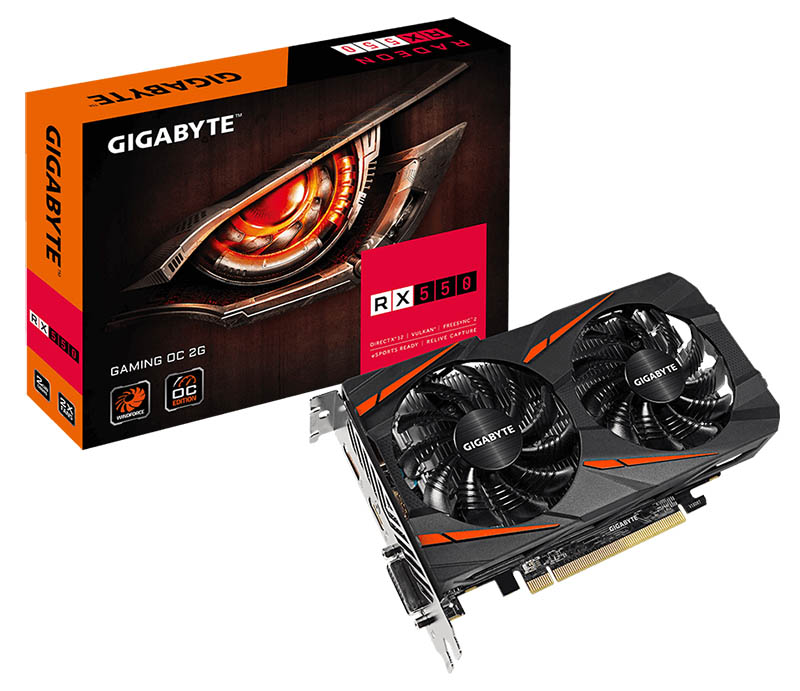 Gigabyte Radeon RX 550 Gaming OC 2G